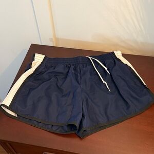Augusta Sportswear Navy and White Athletic Shorts